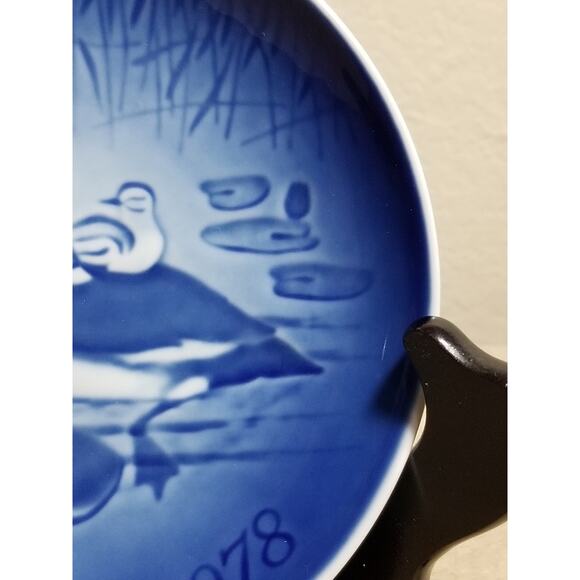 Royal Copenhagen Mother's Day 1978 Plate Porcelain Denmark Christmas Vintage - Picture 5 of 10